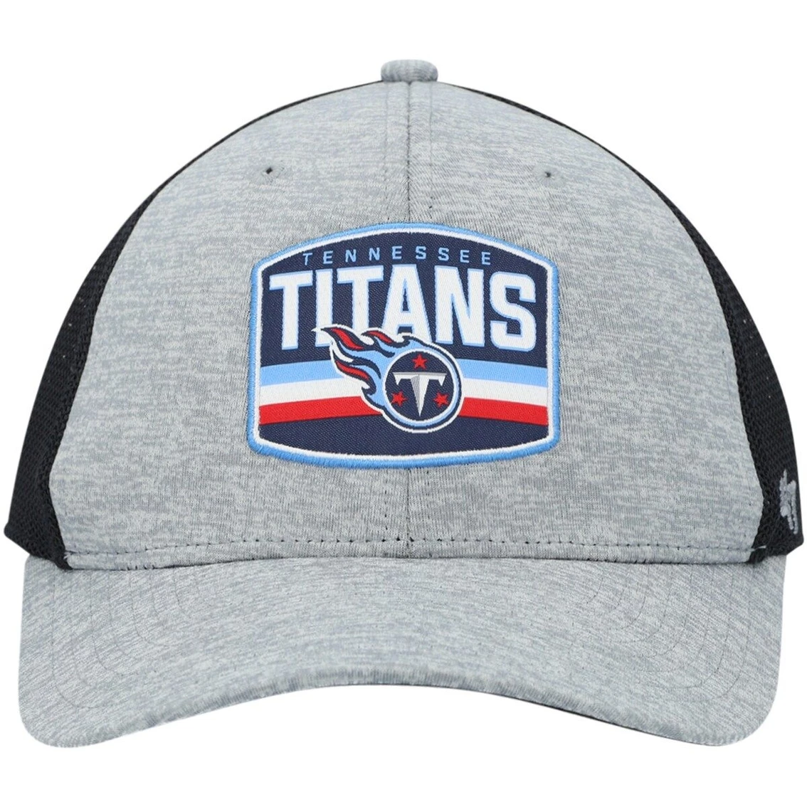 '47 Men's Heathered Gray/Navy Tennessee Titans Motivator Flex Hat 5 '47 Men's Heathered Gray/Navy Tennessee Titans Motivator Flex Hat - Image 3