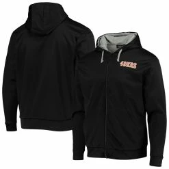 Dunbrooke Men's Black/Gray San Francisco 49ers Apprentice Full-Zip Hoodie