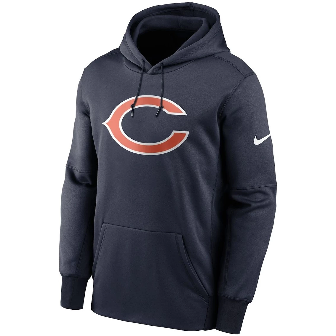 Nike Men's Navy Chicago Bears Fan Gear Primary Logo Therma Performance Pullover Hoodie 5 Nike Men's Navy Chicago Bears Fan Gear Primary Logo Therma Performance Pullover Hoodie - Image 3