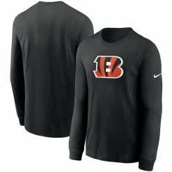Nike Men's Black Cincinnati Bengals Primary Logo Long Sleeve T-Shirt