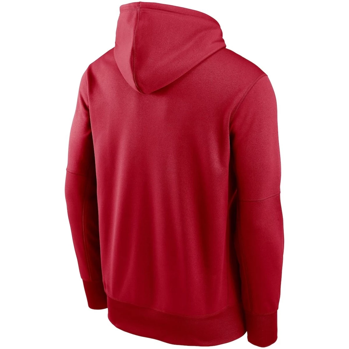 Nike Men's Scarlet San Francisco 49ers Fan Gear Primary Logo Therma Performance Pullover Hoodie 6 Nike Men's Scarlet San Francisco 49ers Fan Gear Primary Logo Therma Performance Pullover Hoodie - Image 4