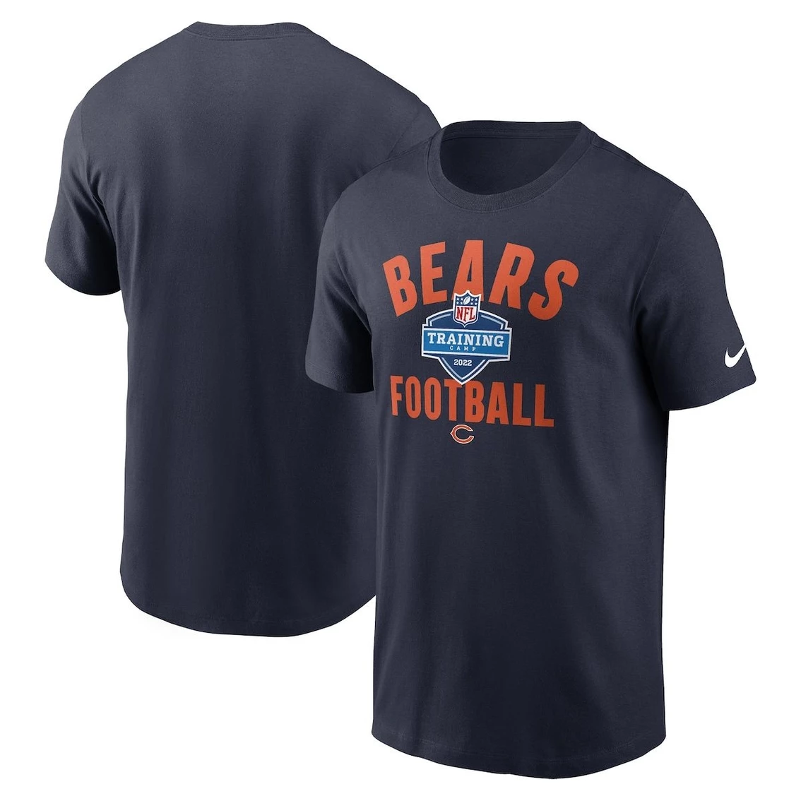 Nike Men's Navy Chicago Bears 2022 Training Camp Athletic T-Shirt 3 Nike Men's Navy Chicago Bears 2022 Training Camp Athletic T-Shirt