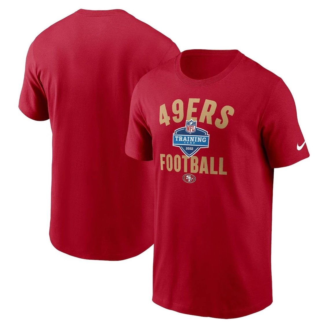 Nike Men's Scarlet San Francisco 49ers 2022 Training Camp Athletic T-Shirt 4 Nike Men's Scarlet San Francisco 49ers 2022 Training Camp Athletic T-Shirt - Image 2
