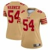 Nike Women's Fred Warner Gold San Francisco 49ers Inverted Legend Jersey 2 Nike Women's Fred Warner Gold San Francisco 49ers Inverted Legend Jersey -Fanatics DSCO1161597092 1853