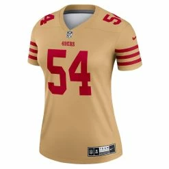 Nike Women's Fred Warner Gold San Francisco 49ers Inverted Legend Jersey 8 Nike Women's Fred Warner Gold San Francisco 49ers Inverted Legend Jersey -Fanatics DSCO1161597092 1853 ALT2