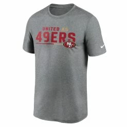 Nike Men's Heather Gray San Francisco 49ers Legend Team Shoutout Performance T-Shirt 8 Nike Men's Heather Gray San Francisco 49ers Legend Team Shoutout Performance T-Shirt -Fanatics DSCO1161597241 1927 ALT2