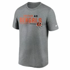 Nike Men's Heather Gray Cincinnati Bengals Legend Team Shoutout Performance T-Shirt 8 Nike Men's Heather Gray Cincinnati Bengals Legend Team Shoutout Performance T-Shirt -Fanatics DSCO1161597967 1927 ALT2