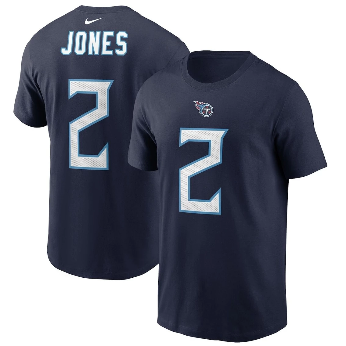 Nike Men's Julio Jones Navy Tennessee Titans Player Name & Number T-Shirt 3 Nike Men's Julio Jones Navy Tennessee Titans Player Name & Number T-Shirt