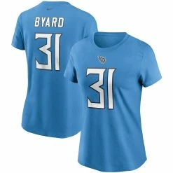 Nike Women's Kevin Byard Light Blue Tennessee Titans Name & Number T-Shirt