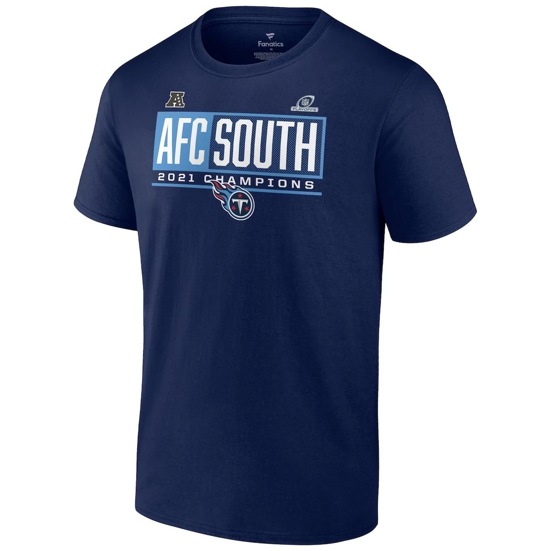 Fanatics Branded Men's Navy Tennessee Titans 2021 AFC South Division S Blocked Favorite T-Shirt 5 Fanatics Branded Men's Navy Tennessee Titans 2021 AFC South Division S Blocked Favorite T-Shirt - Image 3