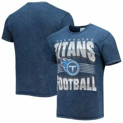 '47 Men's Navy Tennessee Titans Rocker Vintage Tubular T-Shirt