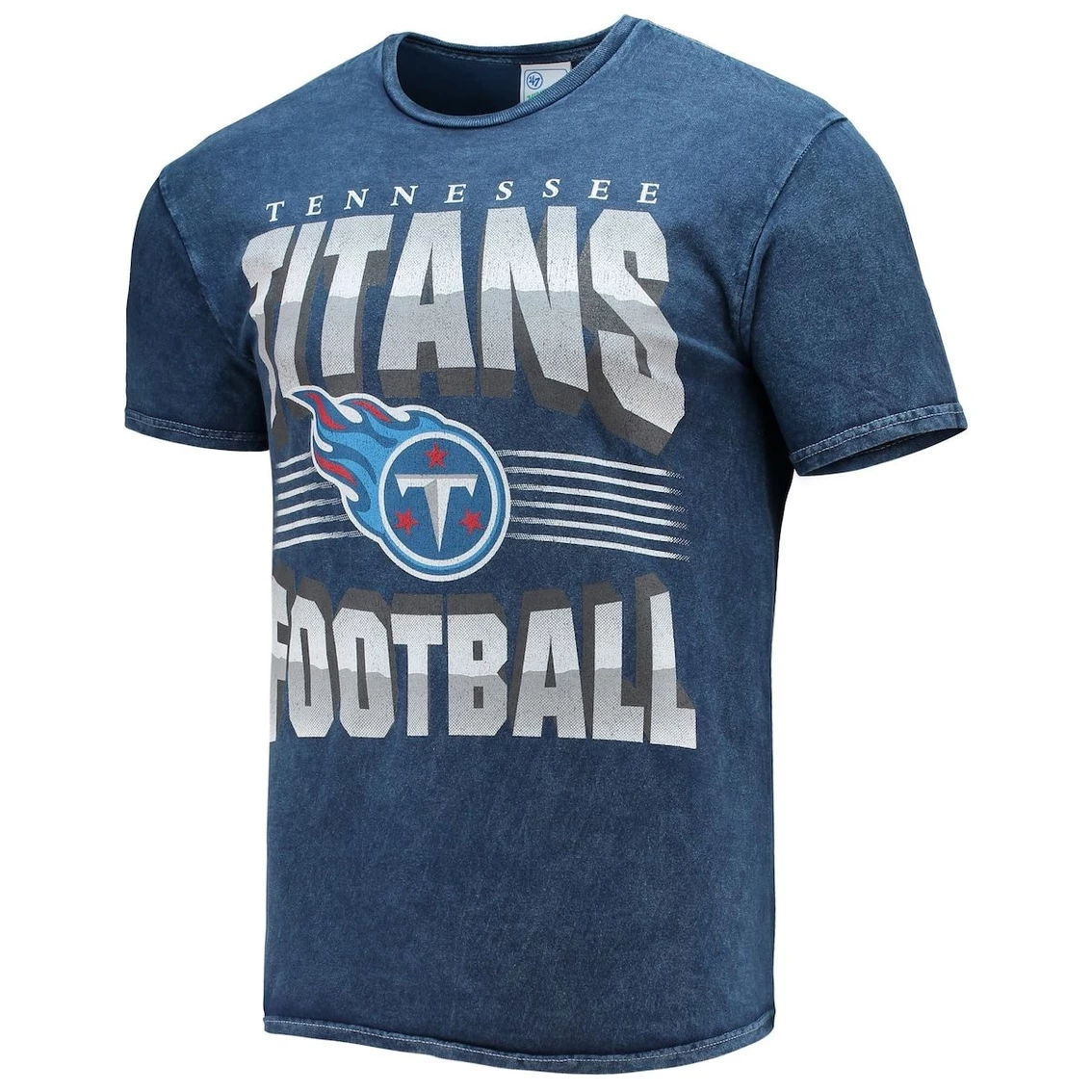 '47 Men's Navy Tennessee Titans Rocker Vintage Tubular T-Shirt 5 '47 Men's Navy Tennessee Titans Rocker Vintage Tubular T-Shirt - Image 3