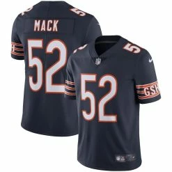 Nike Men's Khalil Mack Navy Chicago Bears Vapor Limited Jersey