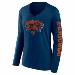 Fanatics Branded Women's Navy Chicago Bears Hometown Sweep Long Sleeve V-Neck T-Shirt 8 Fanatics Branded Women's Navy Chicago Bears Hometown Sweep Long Sleeve V-Neck T-Shirt -Fanatics DSCO1161606842 1320 ALT2