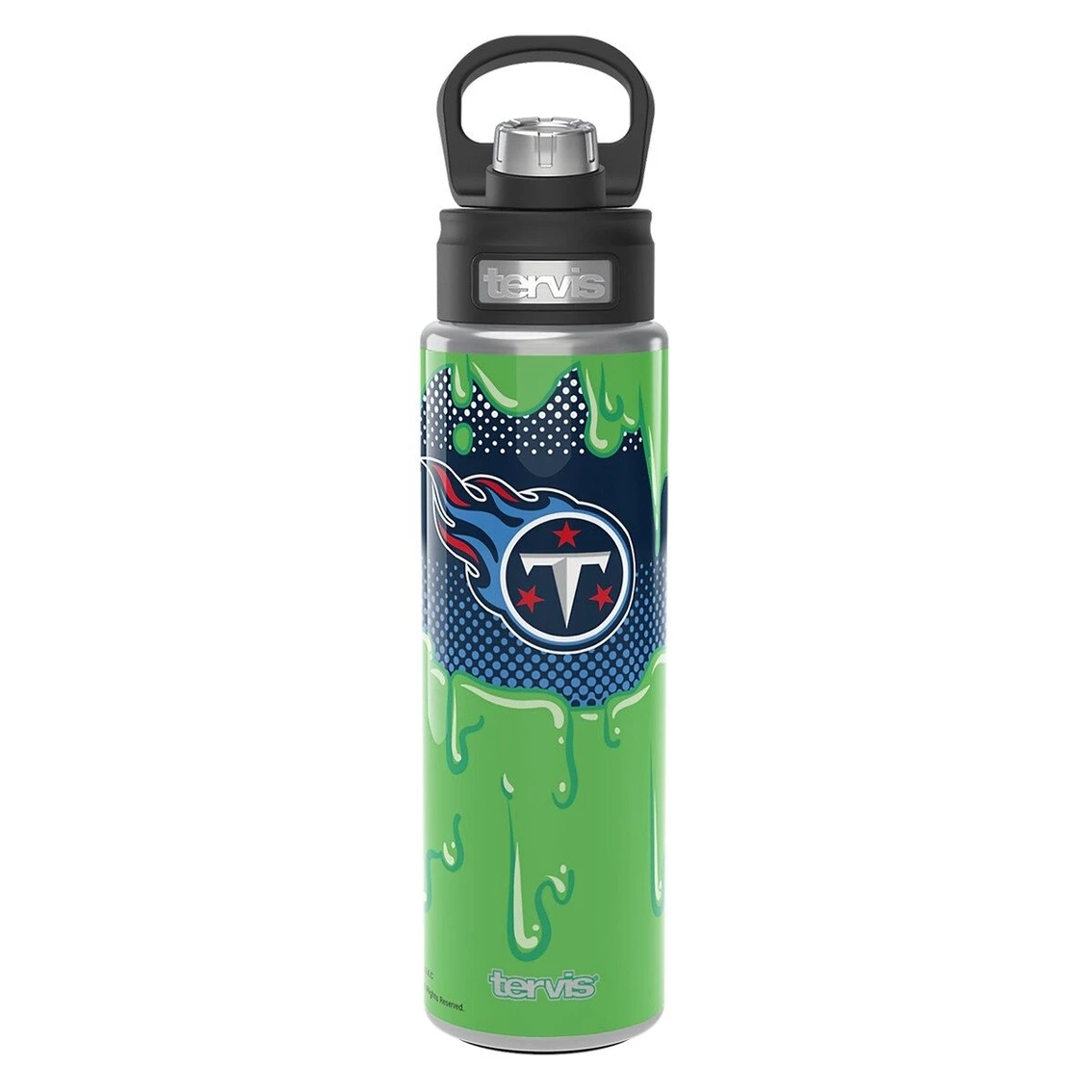 Tervis Tennessee Titans NFL X Nickelodeon 24oz. Slime Wide Mouth Water Bottle 4 Tervis Tennessee Titans NFL X Nickelodeon 24oz. Slime Wide Mouth Water Bottle - Image 2