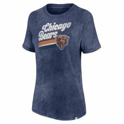 Fanatics Branded Women's Navy Chicago Bears Hit Snow Washed T-Shirt -Fanatics DSCO1161610290 1320 ALT2