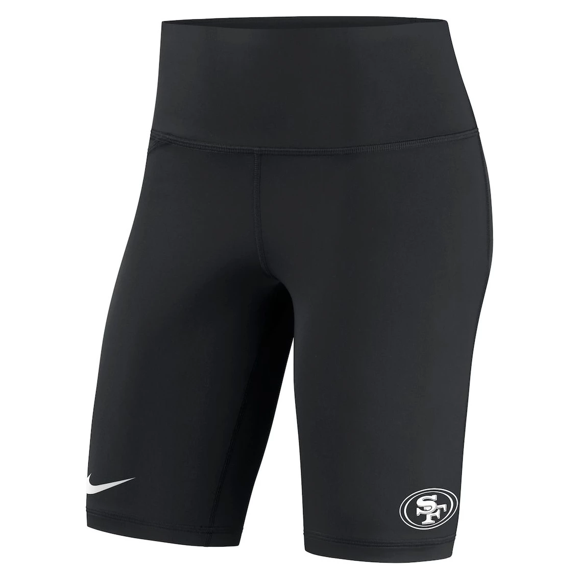 Nike Women's Black San Francisco 49ers Biker Shorts 5 Nike Women's Black San Francisco 49ers Biker Shorts - Image 3