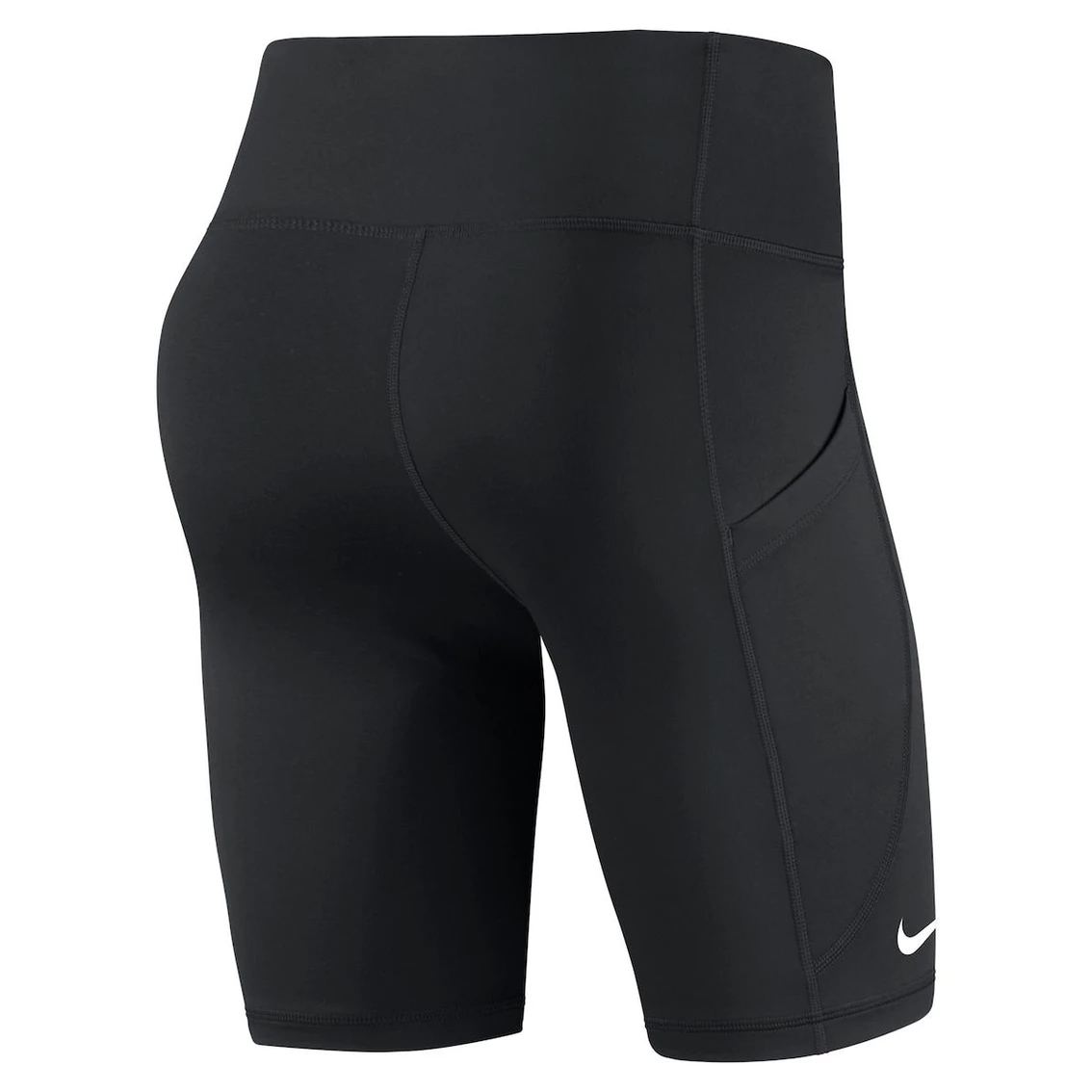 Nike Women's Black San Francisco 49ers Biker Shorts 6 Nike Women's Black San Francisco 49ers Biker Shorts - Image 4