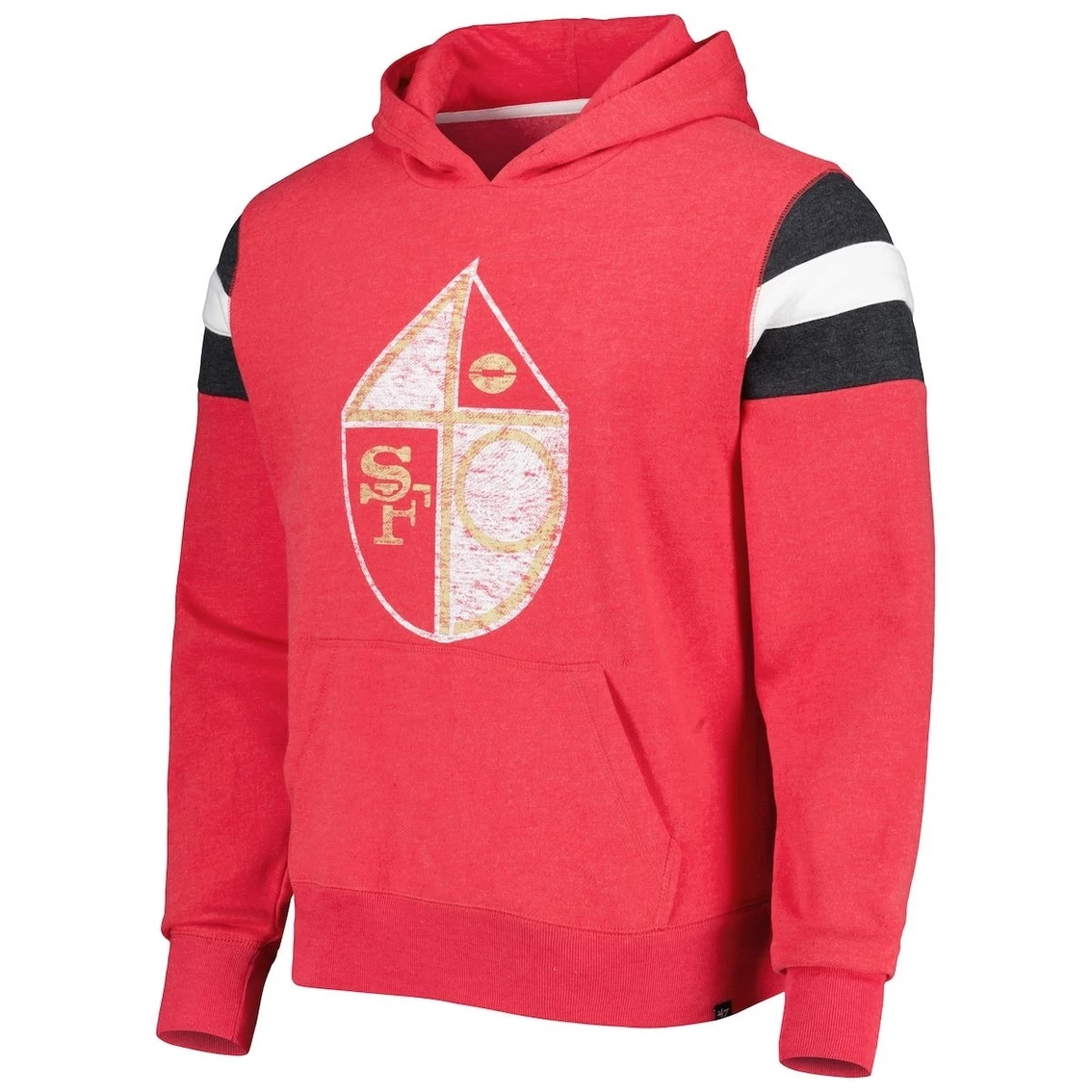 '47 Men's Scarlet San Francisco 49ers Legacy Premier Nico Pullover Hoodie 5 '47 Men's Scarlet San Francisco 49ers Legacy Premier Nico Pullover Hoodie - Image 3