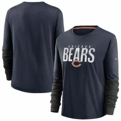 Nike Women's Navy Chicago Bears City Mascot Breathe Long Sleeve T-Shirt