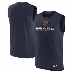 Nike Men's Navy Chicago Bears Muscle Trainer Tank Top