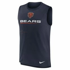 Nike Men's Navy Chicago Bears Muscle Trainer Tank Top 8 Nike Men's Navy Chicago Bears Muscle Trainer Tank Top -Fanatics DSCO1161613761 1320 ALT2