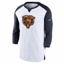 Nike Men's White/Navy Chicago Bears Rewind 3/4-Sleeve T-Shirt 8 Nike Men's White/Navy Chicago Bears Rewind 3/4-Sleeve T-Shirt -Fanatics DSCO1161614935 3550 ALT2