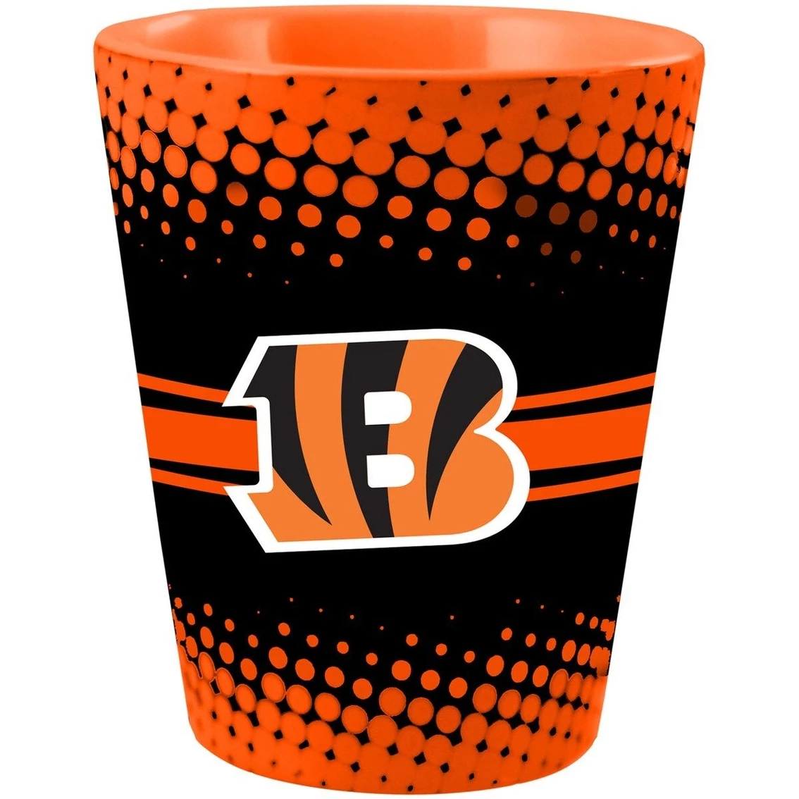 The Memory Company Cincinnati Bengals 2oz. Full Wrap Collectible Shot Glass 4 The Memory Company Cincinnati Bengals 2oz. Full Wrap Collectible Shot Glass - Image 2