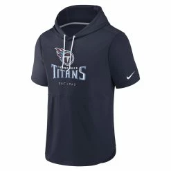 Nike Men's Navy Tennessee Titans Short Sleeve Pullover Hoodie 8 Nike Men's Navy Tennessee Titans Short Sleeve Pullover Hoodie -Fanatics DSCO1161616792 1320 ALT2