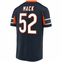 Fanatics Branded Men's Khalil Mack Navy Chicago Bears Hashmark Player Name & Number V-Neck Top 9 Fanatics Branded Men's Khalil Mack Navy Chicago Bears Hashmark Player Name & Number V-Neck Top -Fanatics DSCO1161616800 1320 ALT3