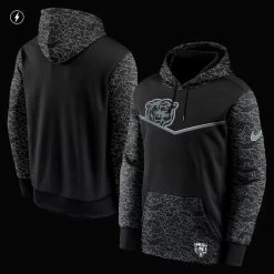 Nike Men's Black Chicago Bears RFLCTV Chevron Pullover Hoodie 8 Nike Men's Black Chicago Bears RFLCTV Chevron Pullover Hoodie -Fanatics DSCO1161617143 1007 ALT2