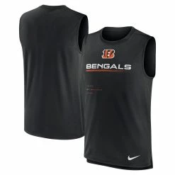 Nike Men's Black Cincinnati Bengals Muscle Trainer Tank Top