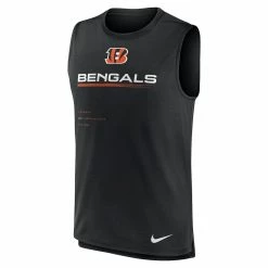 Nike Men's Black Cincinnati Bengals Muscle Trainer Tank Top 8 Nike Men's Black Cincinnati Bengals Muscle Trainer Tank Top -Fanatics DSCO1161617559 1007 ALT2