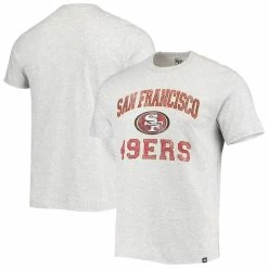 '47 Men's Heathered Gray San Francisco 49ers Union Arch Franklin T-Shirt