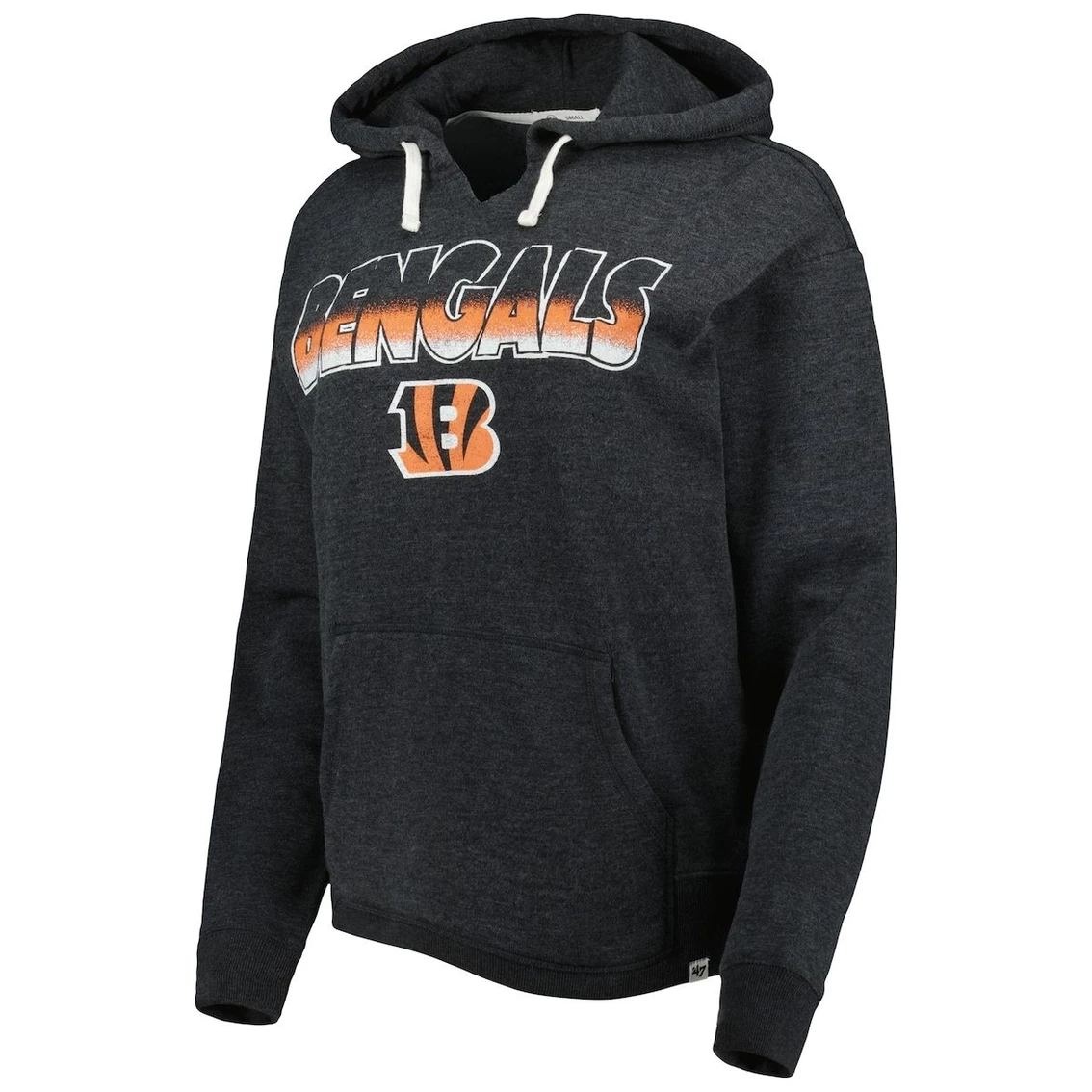 '47 Women's Black Cincinnati Bengals Color Rise Kennedy Pullover Hoodie 5 '47 Women's Black Cincinnati Bengals Color Rise Kennedy Pullover Hoodie - Image 3