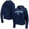 '47 Women's Navy Tennessee Titans Color Rise Kennedy Notch Neck Pullover Hoodie -Fanatics DSCO1161623369 1320
