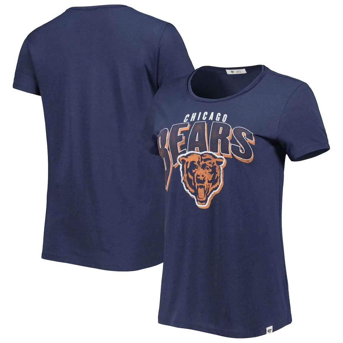 '47 Women's Navy Chicago Bears Treasure Frankie T-Shirt 3 '47 Women's Navy Chicago Bears Treasure Frankie T-Shirt