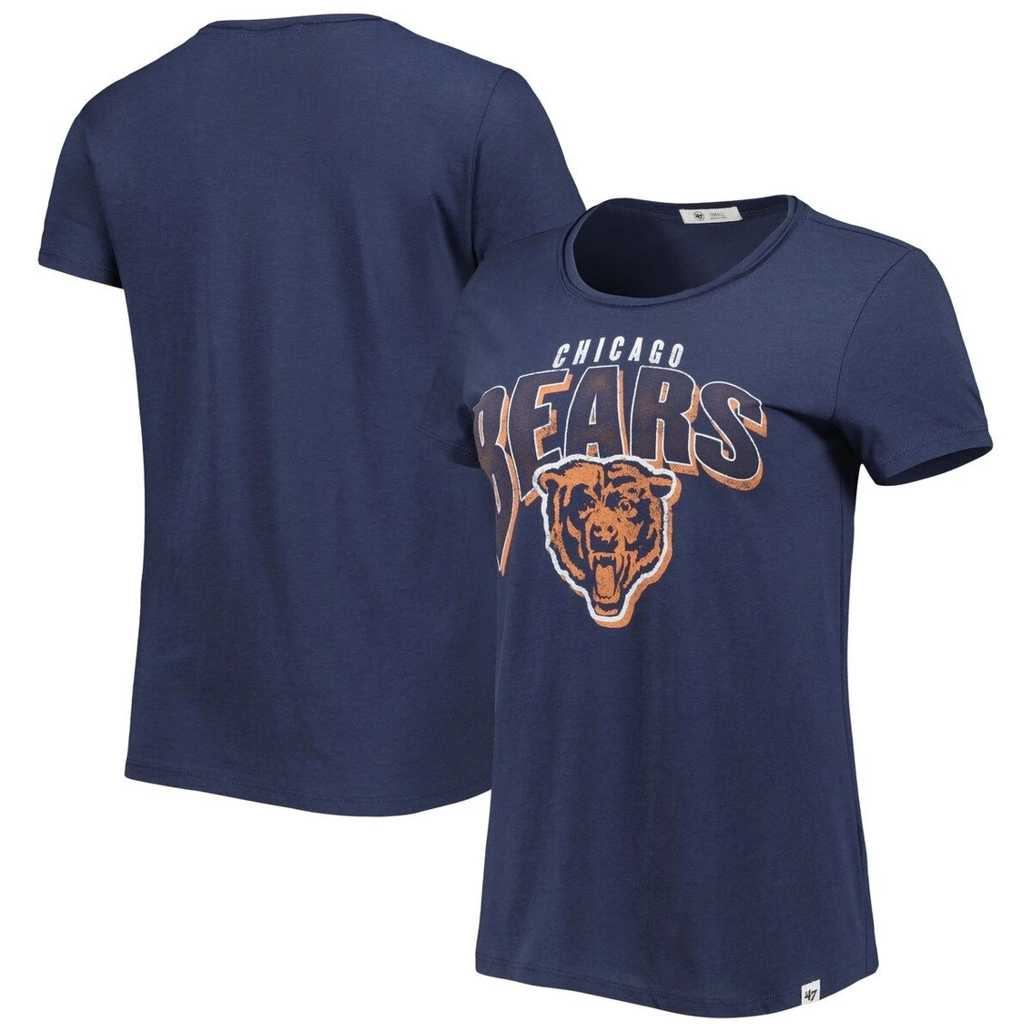 '47 Women's Navy Chicago Bears Treasure Frankie T-Shirt 4 '47 Women's Navy Chicago Bears Treasure Frankie T-Shirt - Image 2