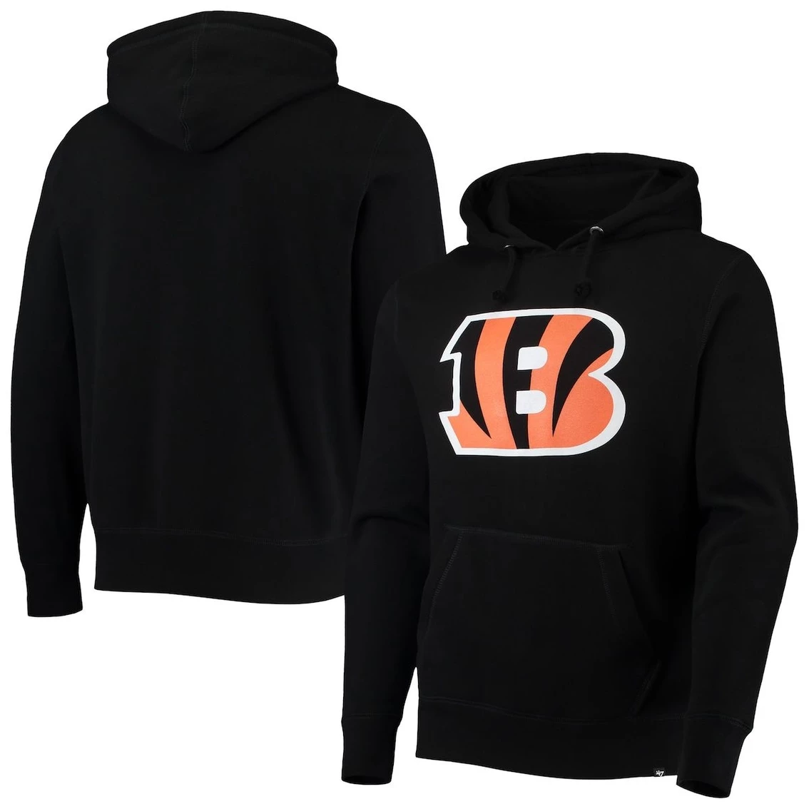 '47 Men's Black Cincinnati Bengals Imprint Headline Fleece Pullover Hoodie 4 '47 Men's Black Cincinnati Bengals Imprint Headline Fleece Pullover Hoodie - Image 2