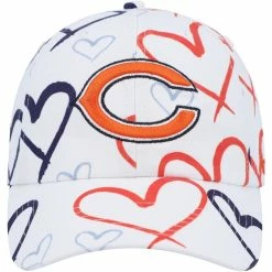 '47 Girls Youth White Chicago Bears Adore Clean Up Adjustable Hat -Fanatics DSCO1161629625 3550 ALT2