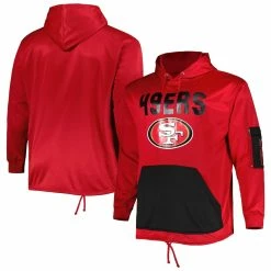 Fanatics Branded Men's Scarlet San Francisco 49ers Pullover Hoodie