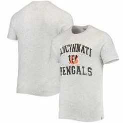 '47 Men's Heathered Gray Cincinnati Bengals Union Arch Franklin T-Shirt