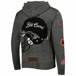 BlaCkOWned Men's Gray Cincinnati Bengals X BlaCkOWned Stripes Don't Come Easy Pullover Hoodie -Fanatics DSCO1161634122 1927 ALT3