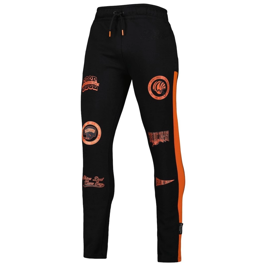 BlaCkOWned Unisex Black Cincinnati Bengals X BlaCkOWned Stripes Don't Come Easy Badge Joggers 5 BlaCkOWned Unisex Black Cincinnati Bengals X BlaCkOWned Stripes Don't Come Easy Badge Joggers - Image 3
