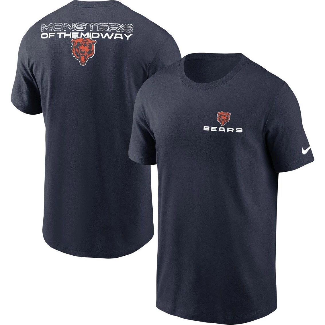 Nike Men's Navy Chicago Bears Local Phrase T-Shirt 4 Nike Men's Navy Chicago Bears Local Phrase T-Shirt - Image 2