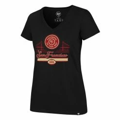 '47 Women's Black San Francisco 49ers Team Regional Ultra Rival V-Neck T-Shirt 8 '47 Women's Black San Francisco 49ers Team Regional Ultra Rival V-Neck T-Shirt -Fanatics DSCO1161636662 1007 ALT2