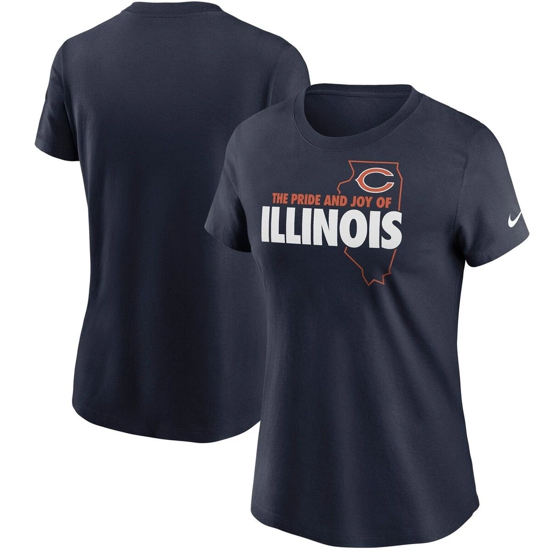 Nike Women's Navy Chicago Bears Hometown Collection T-Shirt 4 Nike Women's Navy Chicago Bears Hometown Collection T-Shirt - Image 2