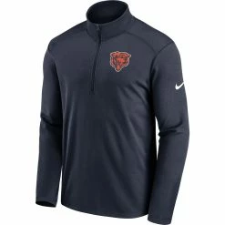 Nike Men's Navy Chicago Bears Pacer Performance Quarter-Zip Jacket 8 Nike Men's Navy Chicago Bears Pacer Performance Quarter-Zip Jacket -Fanatics DSCO1161637406 1320 ALT2