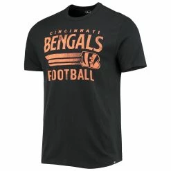 '47 Men's Black Cincinnati Bengals Conrider Franklin T-Shirt -Fanatics DSCO1161638425 1007 ALT2