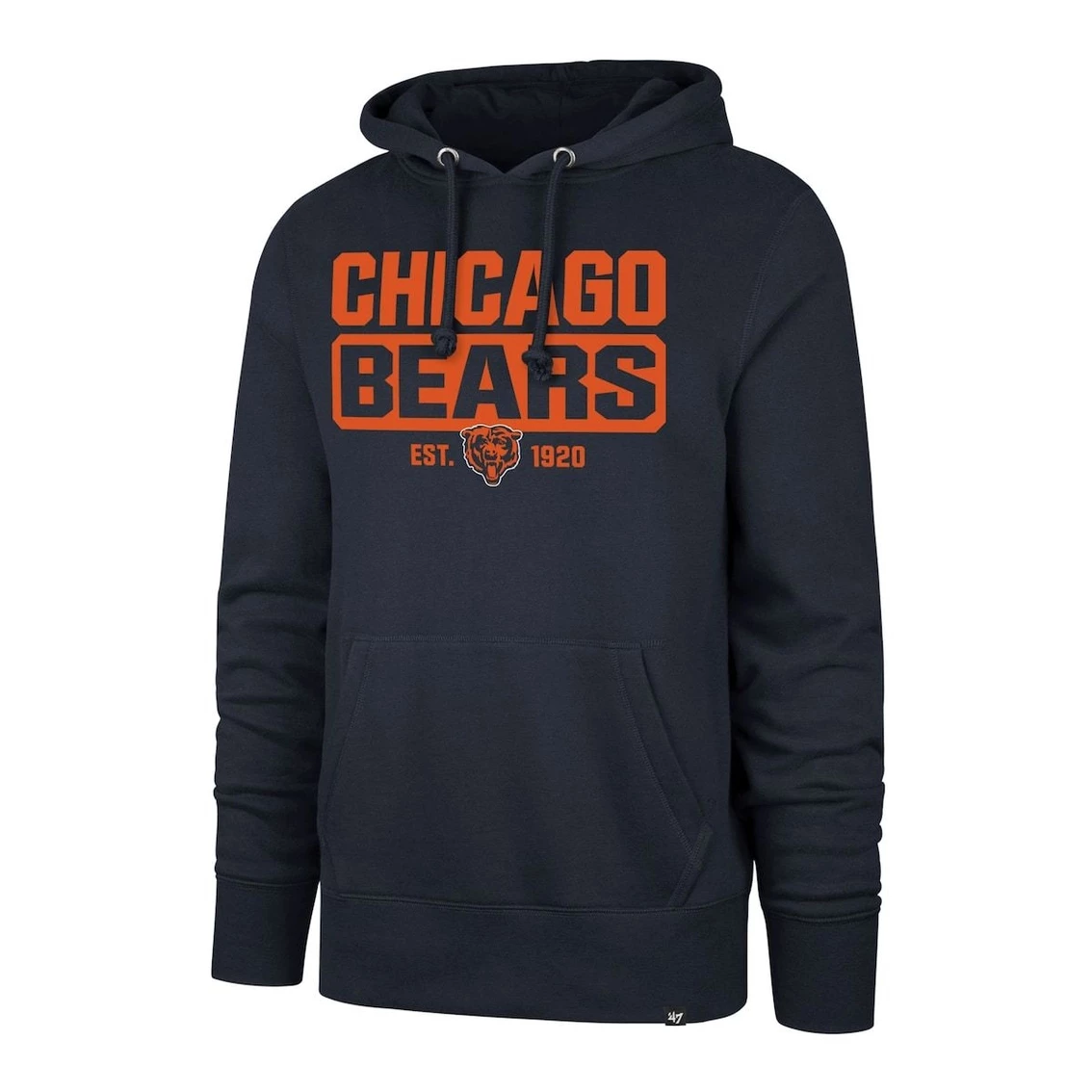 '47 Men's Navy Chicago Bears Box Out Headline Pullover Hoodie 4 '47 Men's Navy Chicago Bears Box Out Headline Pullover Hoodie - Image 2